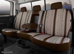 FIA Wrangler Custom Seat Cover, 60/40 Split Seat, Brown TR45-1BROWN