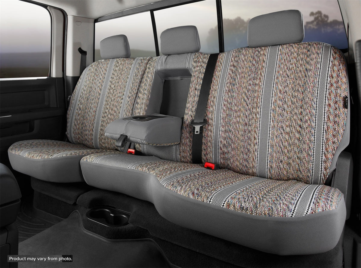 FIA Wrangler Custom Seat Cover, 60/40 Split Seat, Gray TR45-1GRAY