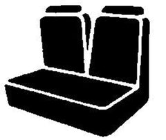 Fia TR45 BLACK TR Front 50/50 Split Back Seat Cover Black