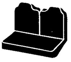 Fia TR47-5 BLACK TR Front 50/50 Seat Cover Black