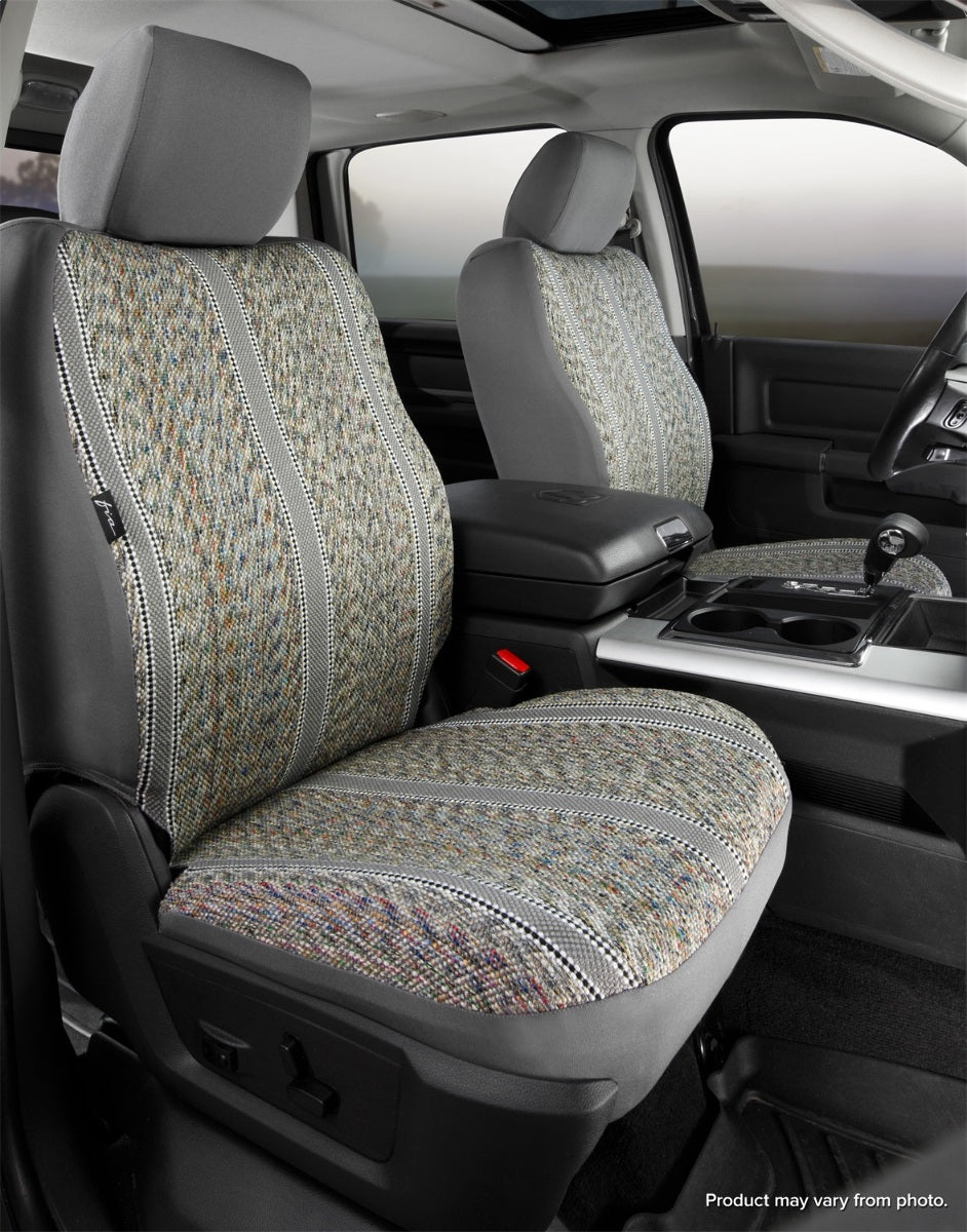 FIA Wrangler Custom Seat Cover, Front Bucket Seats, Gray TR47-72GRAY