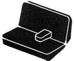 Fia TR48-11 NAVY TR Front Bench Seat Cover Navy