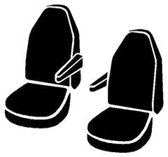 Fia TR48-24 BLACK TR Front Bucket Seat Cover Black