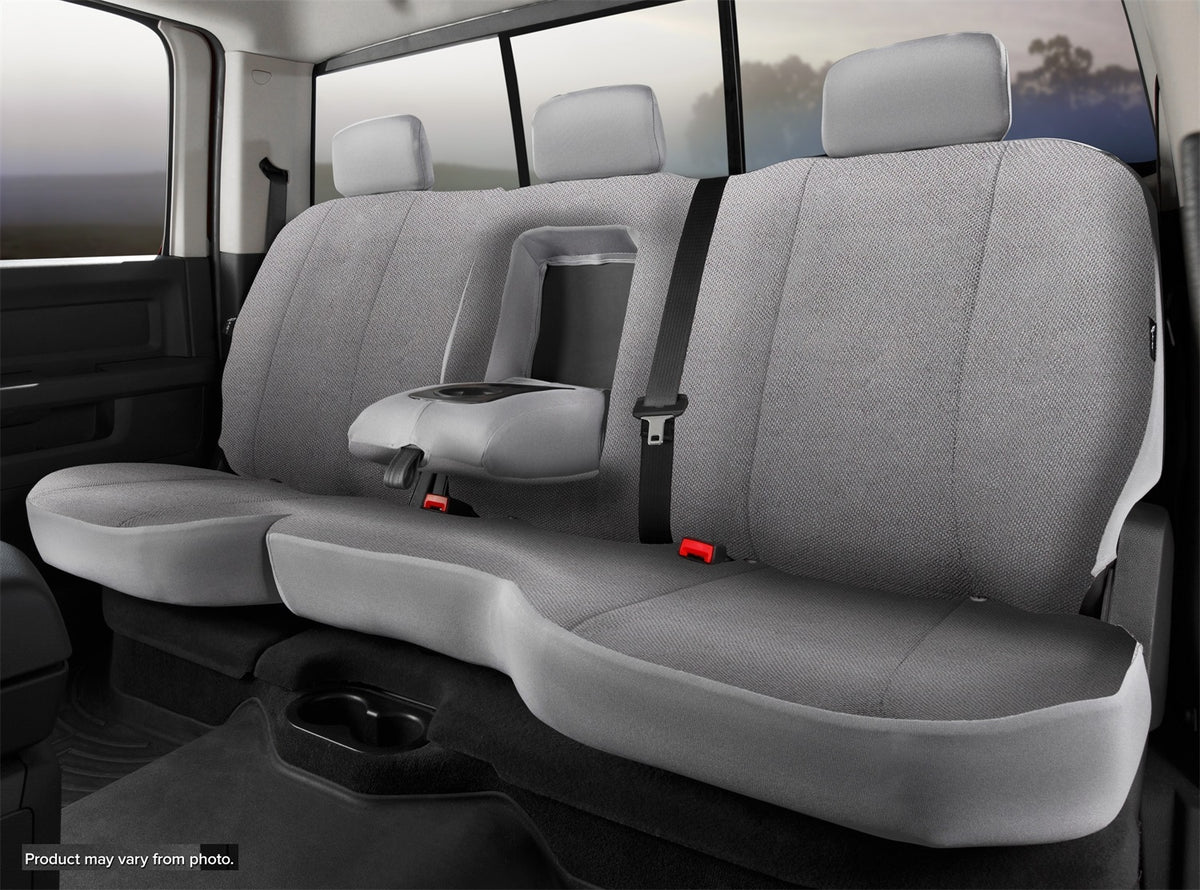 FIA Wrangler Solid Custom Seat Cover, 60/40 Split Seat, Gray TRS42-79GRAY