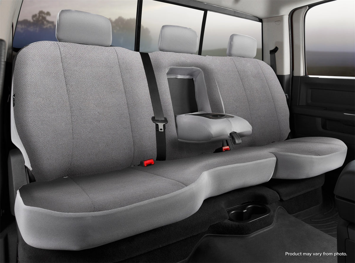 FIA Wrangler Solid Custom Seat Cover, 40/60 Split Seat, Gray TRS42-90GRAY