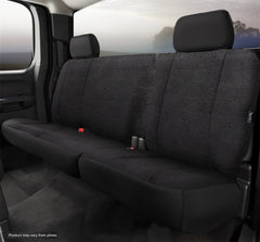 FIA Wrangler Solid Custom Seat Cover, Rear 40/60 Split Seat, Black TRS45-2BLACK