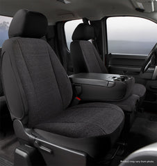 FIA Wrangler Solid Custom Seat Cover, Front 40/20/40 Split Seat, Black TRS47-43BLACK