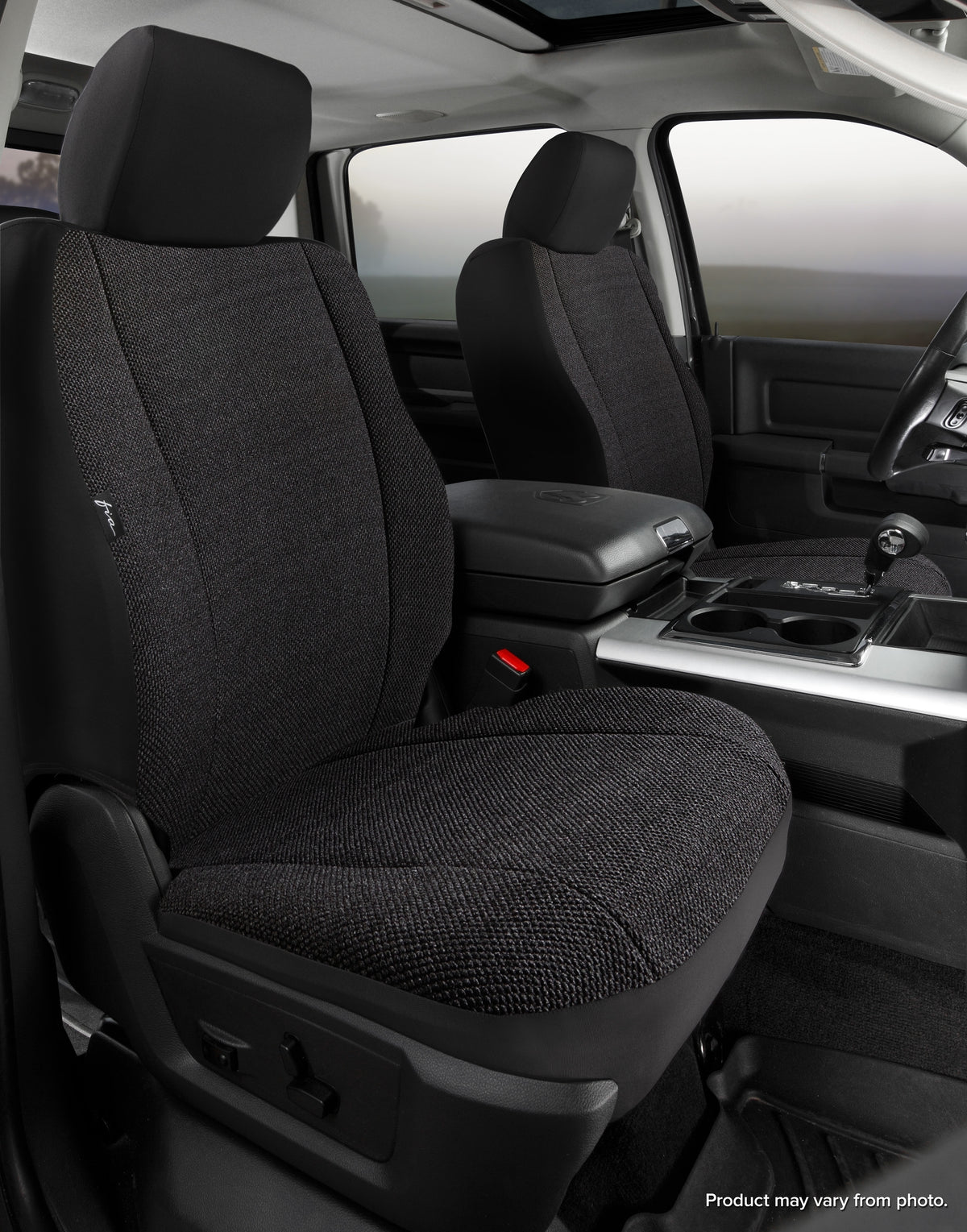 FIA Wrangler Solid Custom Seat Cover, Bucket Seats, Black TRS47-69BLACK