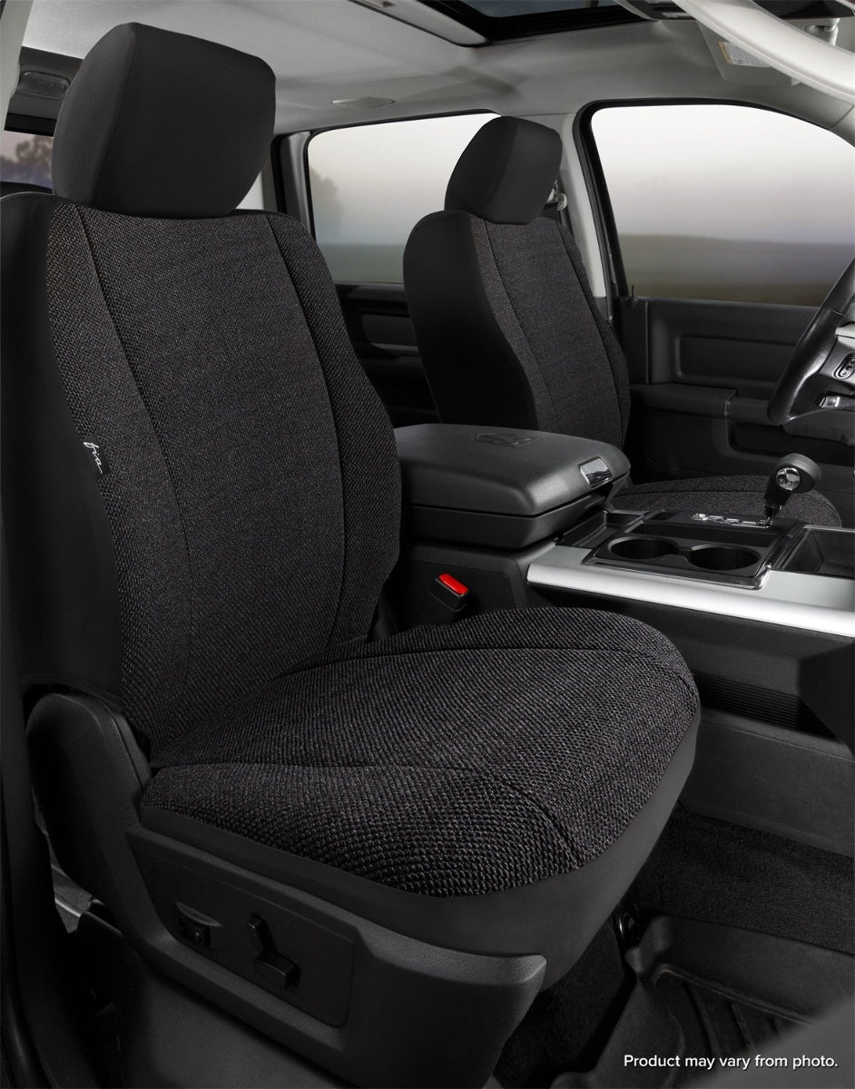 FIA Wrangler Solid Custom Seat Cover, Front Bucket Seats, Black TRS47-72BLACK