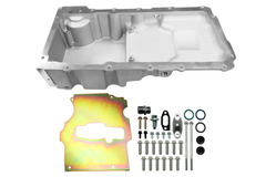 FiTech 130003 Plus LS Swap Oil Pan Ultra Low Profile Satin 6.10L w/Filter Capacity