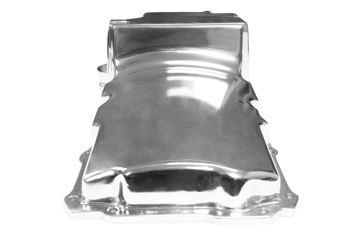 FiTech 130101 Plus LS Swap Oil Pan Standard Profile Polished 6.00L w/Filter Capacity