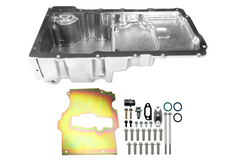 FiTech 130102 Plus LS Swap Oil Pan Medium Profile Polished 6.25L w/Filter Capacity