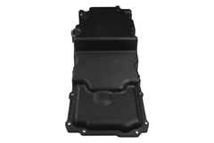 FiTech 130202 Plus LS Swap Oil Pan Medium Profile Black 6.25L w/Filter Capacity