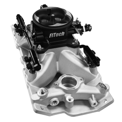 FiTech 30-12-611 Ultra Port 750 HP Chevy Small Block Port EFI System Uni Black Finish