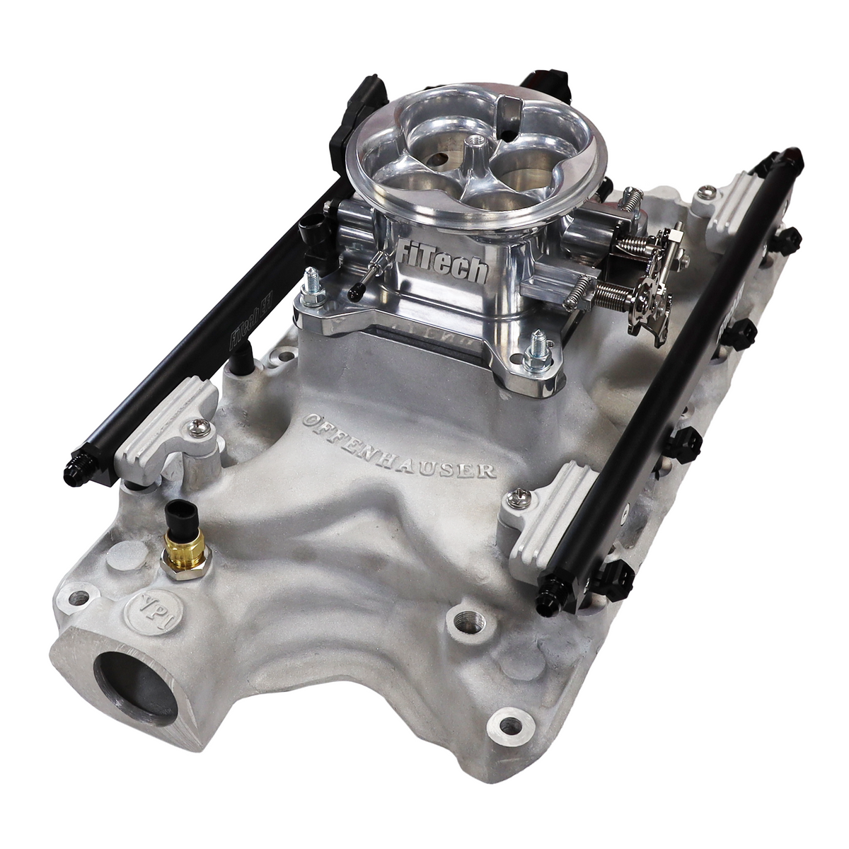 FiTech 30-18-510 Ultra Port 500 HP Ford 351W Offenhauser VPI  Port EFI System Uni Brilliant