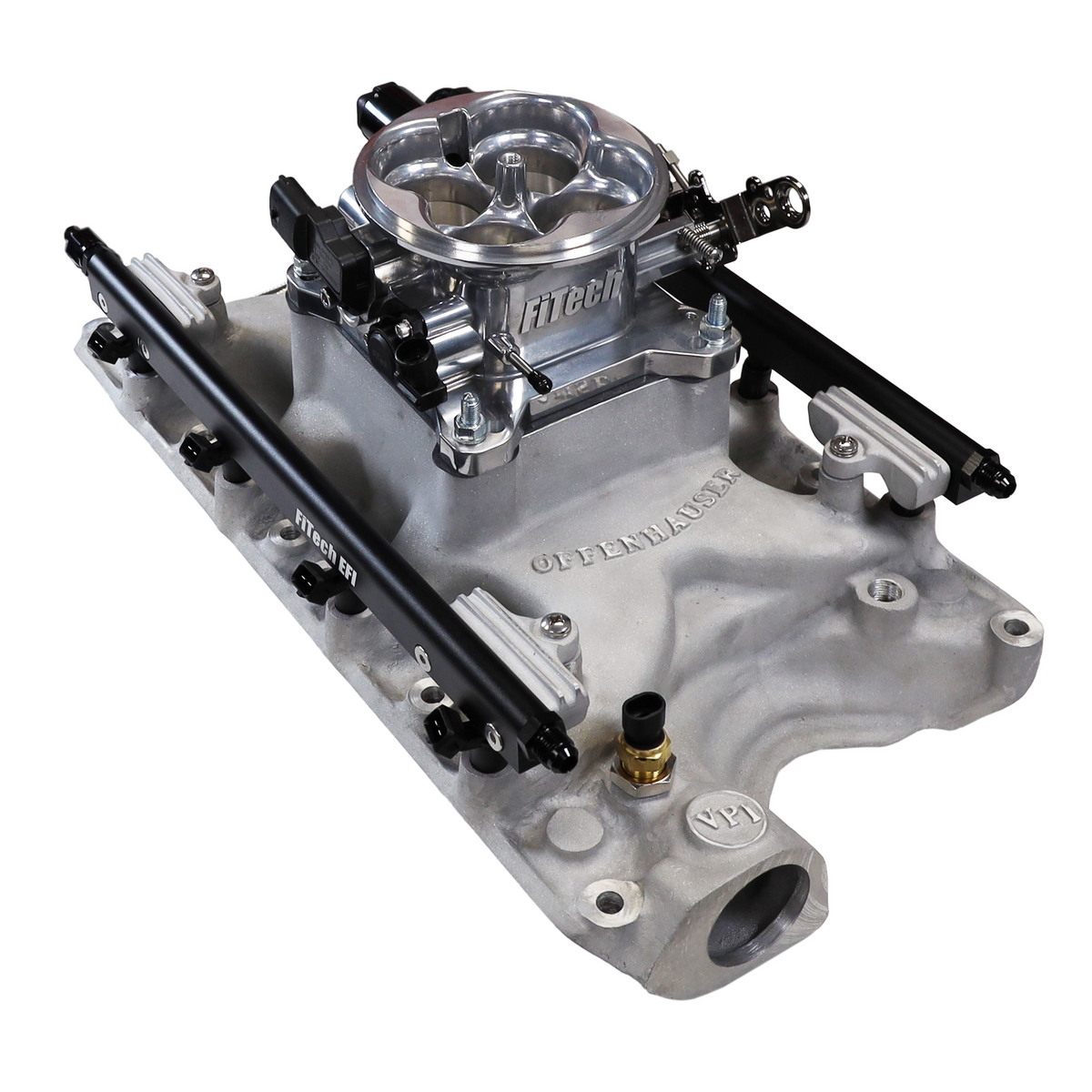 FiTech 30-18-610 Ultra Port 750 HP  Ford 351W Offenhauser VPI  Port EFI System Uni Brilliant