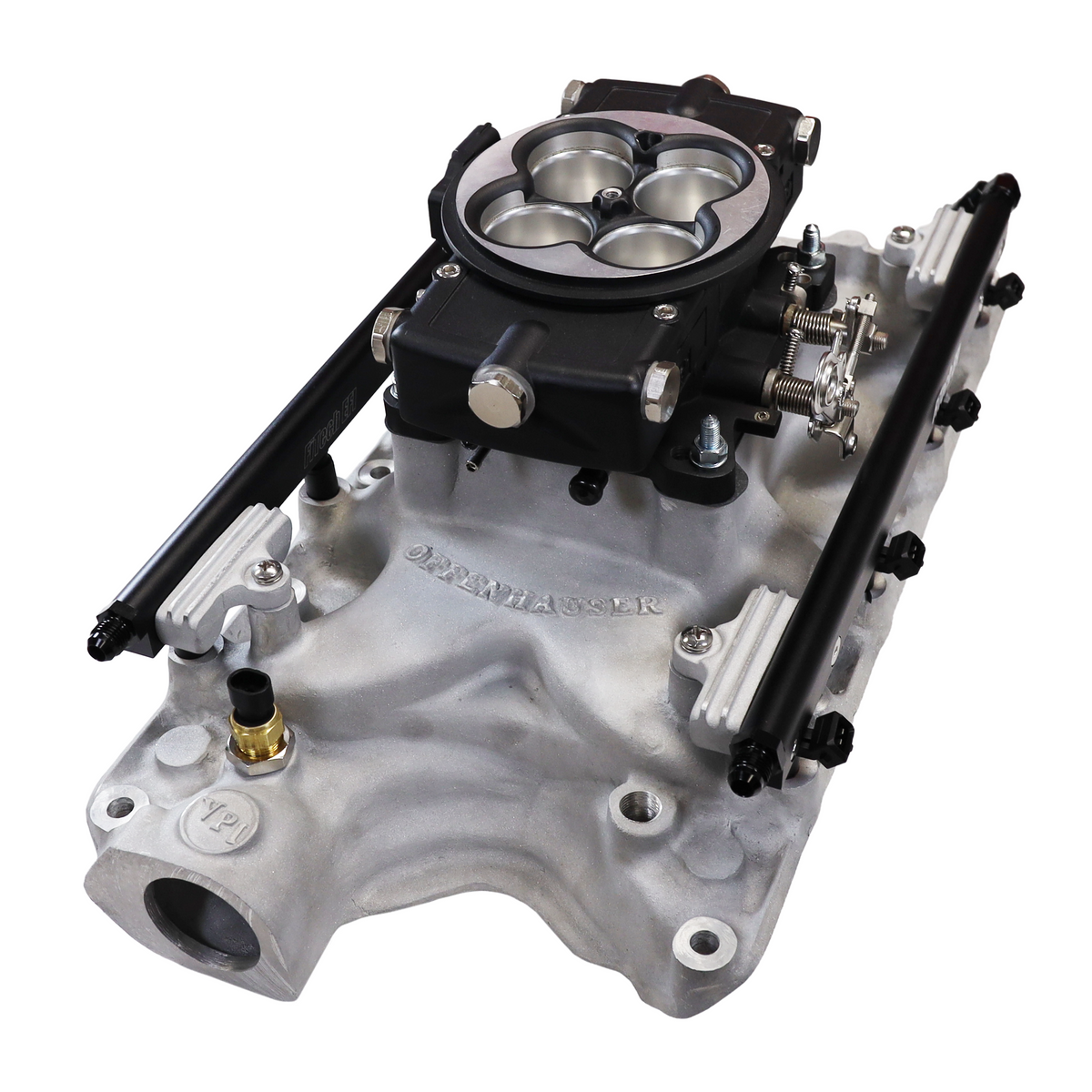 FiTech 30-18-615 Ultra Port 750 HP  Ford 351W Offenhauser VPI  Port EFI System Classic Black