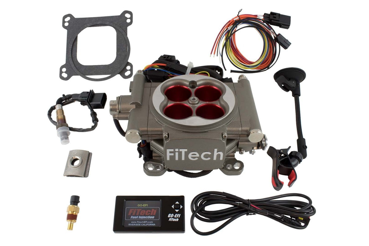 FiTech 30003 Go Street Series Throttle-Body EFI System Kit (Cast Finish, 400 HP)