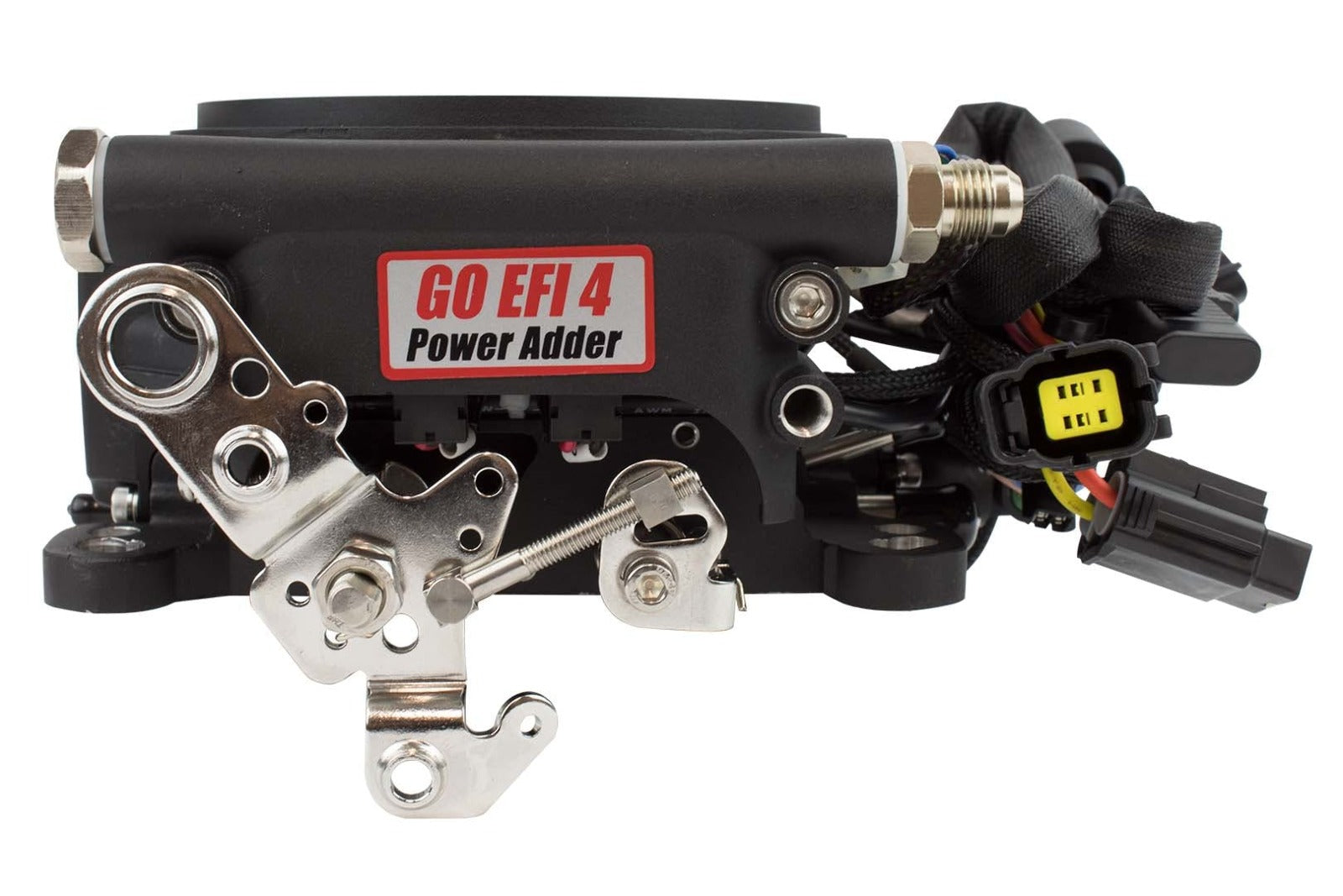 FiTech 30004 Go EFI 4 Series Power Adder System Kit (Matte Black, 600 HP)