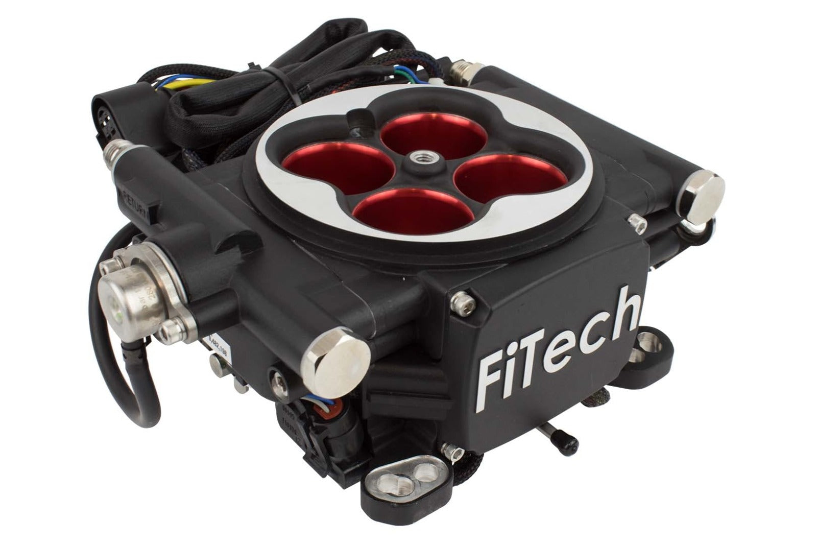 FiTech 30004 Go EFI 4 Series Power Adder System Kit (Matte Black, 600 HP)