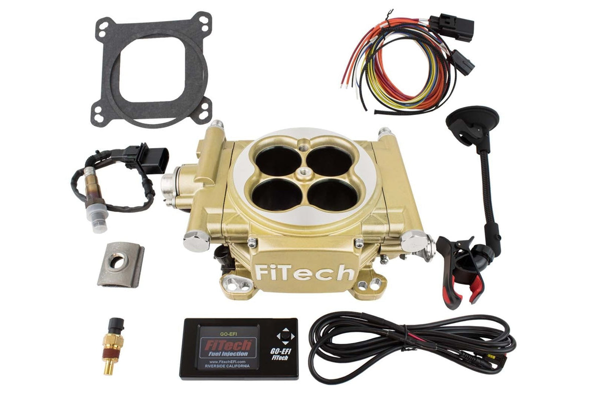 FiTech 30005 Easy Street Series EFI System Kit (Gold, 600 HP)
