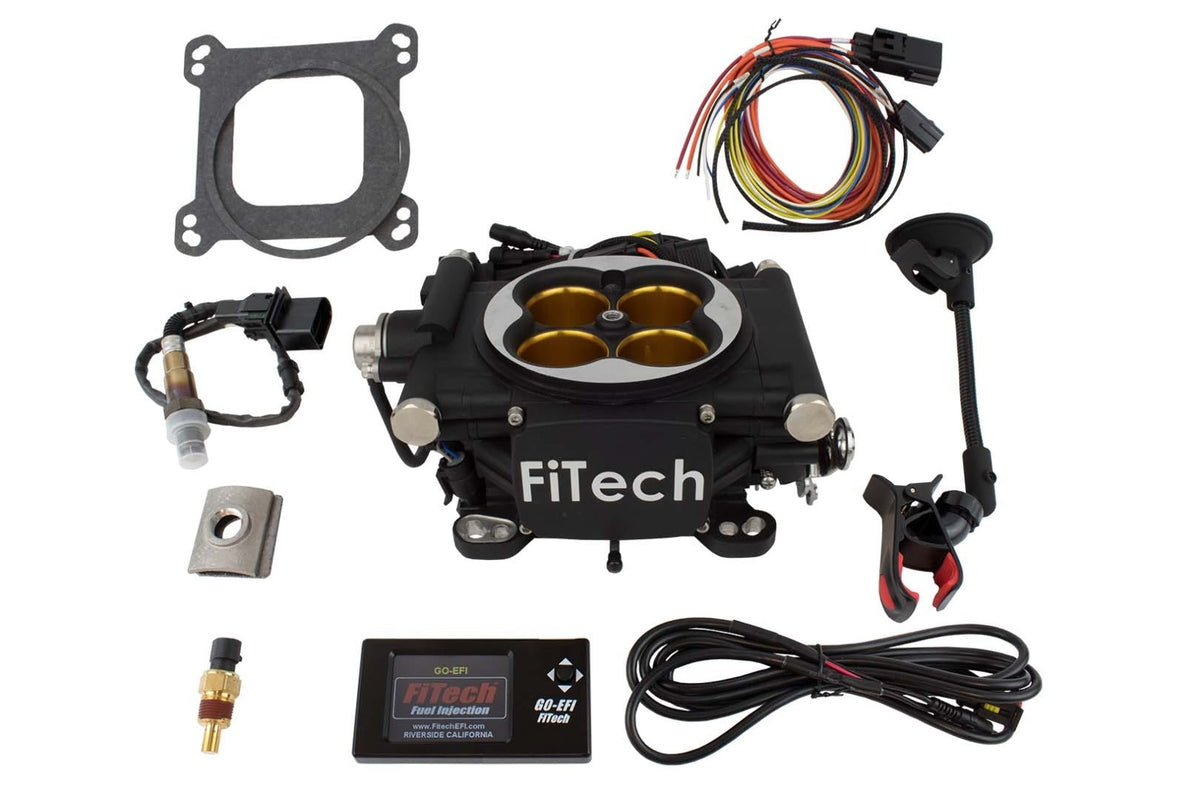 FiTech 30012 Go EFI 8 Series Power Adder System Kit (Matte Black, 1200 HP)