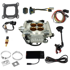 FiTech 30013 Go EFI 8 1200 HP Bright Aluminum Finish System