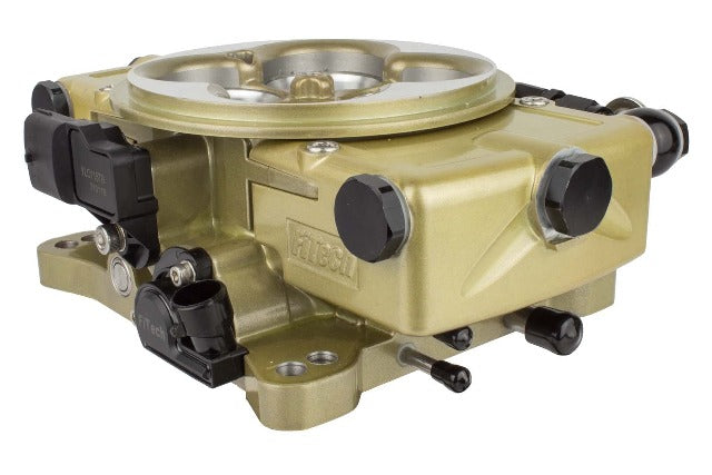 FiTech 30020 Go EFI Classic System Kit Classic Carburetor Gold, 600 HP-External ECU