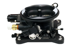 FiTech 30032 UNIVERSAL 4150 4BBL Throttle Body Black
