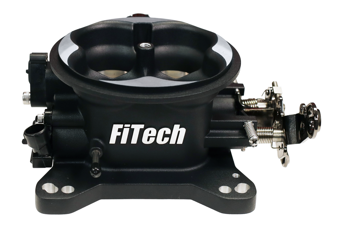 FiTech 30032 UNIVERSAL 4150 4BBL Throttle Body Black
