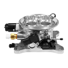 FiTech 30033 Universal 4150 4BBL Throttle Body Brilliant finish  MAP sensor
