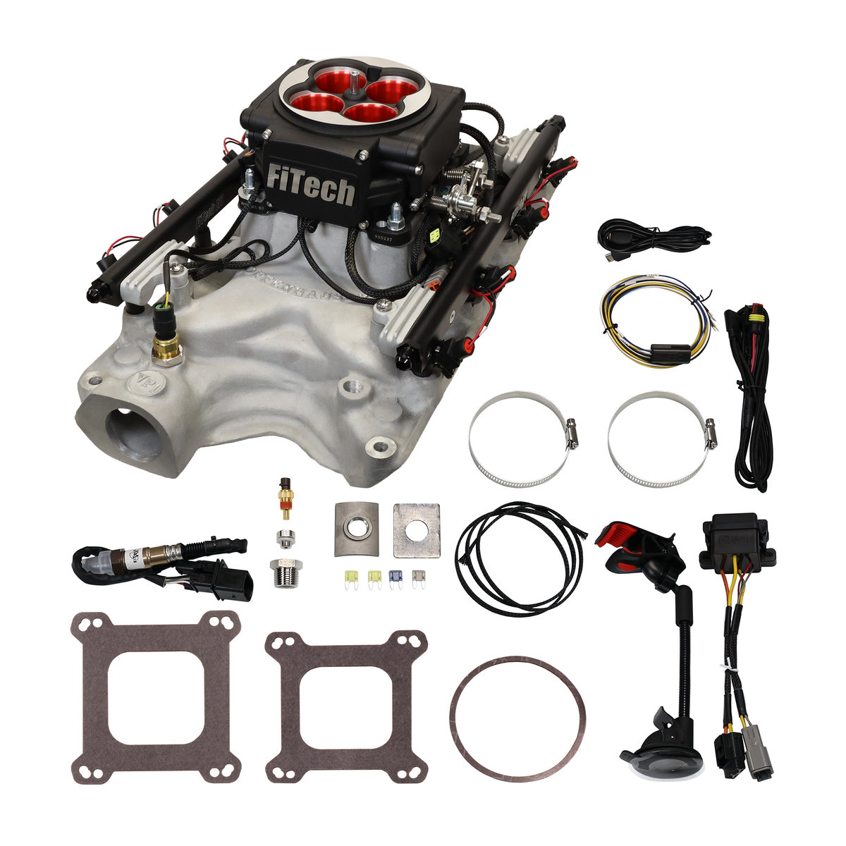 FiTech 30203 Go Port Offenhauser 750 HP Ford 351W Port EFI System