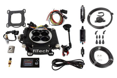 FiTech 31002 Go EFI 4 System Master Kit (Matte Black, 600 HP, Inline Fuel Pump)