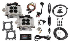 FiTech 31061 Go EFI 8 Power Adder System Master Kit (Aluminum, 1200 HP, Inline Fuel Pump)