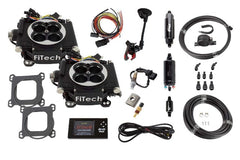 FiTech 31062 Go EFI 8 Power Adder System Master Kit (Matte Black, 1200 HP, Inline Fuel Pump)
