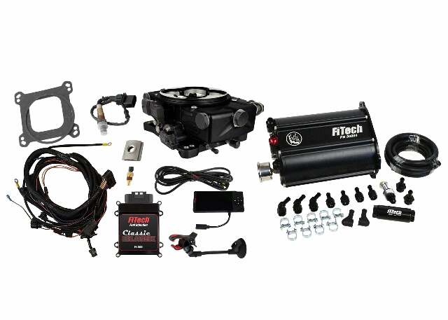 FiTech 35221 Go EFI Classic Black 550 HP External ECU w/ Force Fuel, Fuel Delivery System