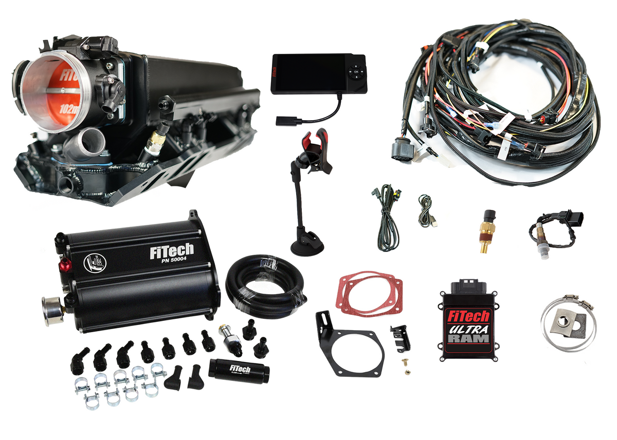 FiTech 35302 Ultra Ram 800 HP Chevy Big Block Rectangle Port EFI System Master Kit