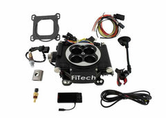 FiTech 35502 Go EFI 4 600 HP Matte Black EFI System With Force Fuel Mini Delivery Master Kit