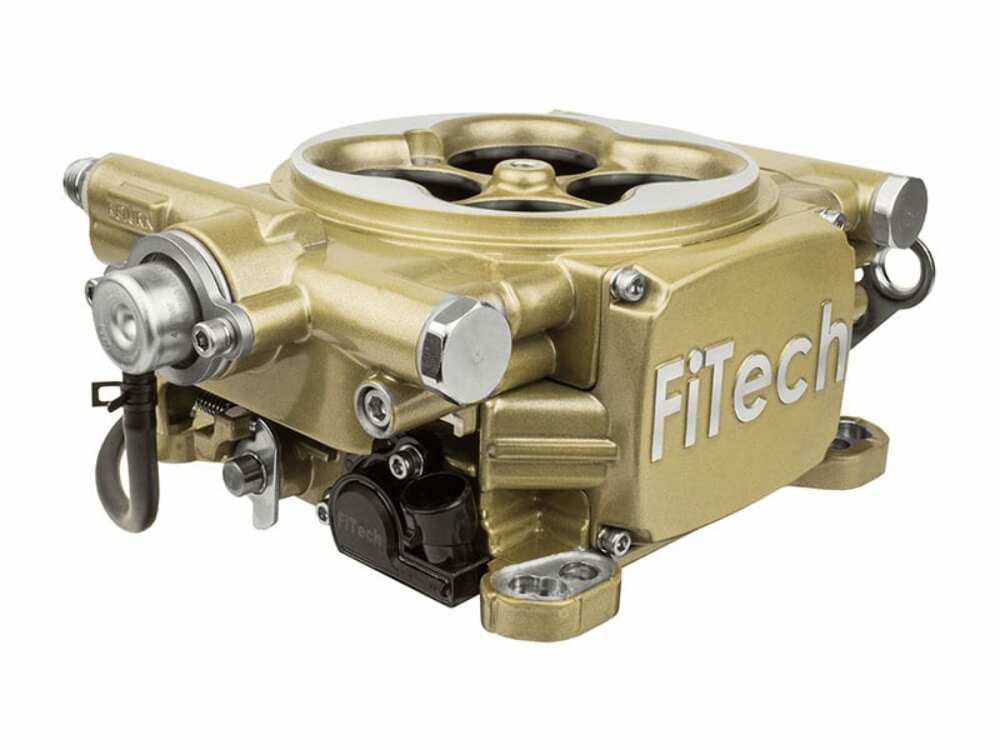 FiTech 35505 Easy Street 600 HP Classic Gold EFI Sys w/ Force Fuel Mini Delivery Master Kit