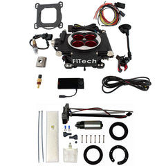 FiTech 36104 Go EFI 4 600 HP Power Adder Matte Black EFI SystemMaster Kit