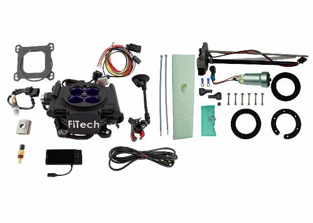FiTech 36108 Mean Street 800 HP Matte Black EFI System With Go Fuel 440 LPH In Tank Master