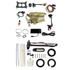 FiTech 36191 Go EFI 2 Barrel 400 HP Classic Gold EFI System Master Kit