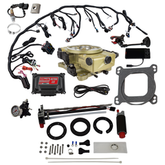 FiTech 36271 Retro LS 650 HP Classic Gold EFI System Master Kit
