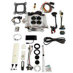 FiTech 36501 Go EFI 4 600 HP Bright Aluminum EFI System Master Kit