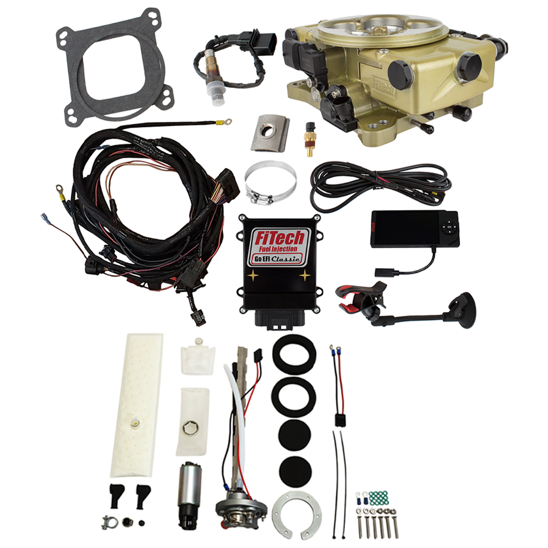 FiTech 36520 Go EFI Classic Gold 650 HP EFI System Master Kit