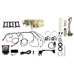 FiTech 36537 Go EFI 3x2 Tri Power 600 HP Classic Gold EFI System Master Kit