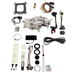 FiTech 36561 Go EFI 2x4 625 HP Bright Aluminum EFI System Master Kit