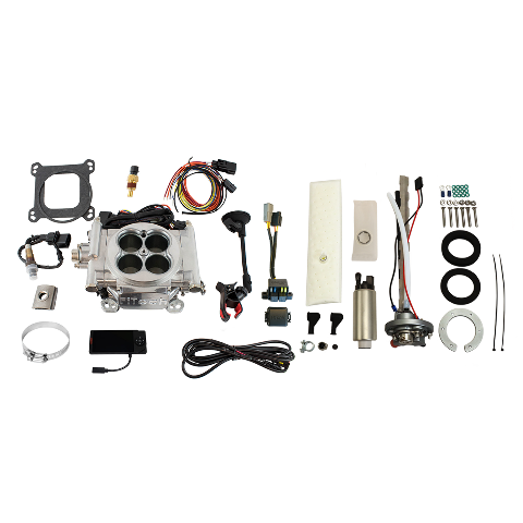 FiTech 36601 Go EFI 4 600 HP Bright Aluminum EFI System Master Kit