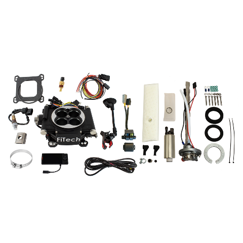 FiTech 36602 Go EFI 4 600 HP Matte Black EFI System Master Kit