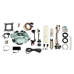 FiTech 36606 Go EFI 4 600 HP Power Adder Bright Aluminum EFI System Master Kit